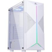 Gabinete Gamer Fortrek Holt Mid Tower Rgb Branco