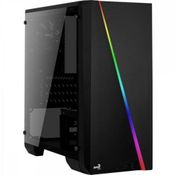 Gabinete Gamer Aerocool Mini Cylon Preto Rgb Lateral Acrílico [f002]