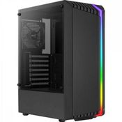 Gabinete Gamer Aerocool Bionic Preto Rgb Lateral Vidro [f002]