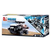 Blocos de Montar Robô Policia - Tanque 52 peças - M38-B0635E - Multikids