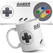 Caneca Joystick Gamer Needs Coffee