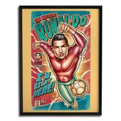 Quadro Decorativo Cristiano Ronaldo By Renato Cunha - Beek