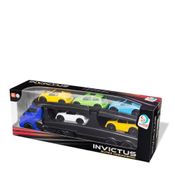 Cegonheira Invictus Super com 5 Carrinhos 1058 - Cardoso toys
