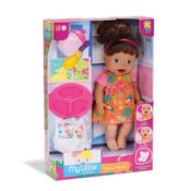 Boneca My Little Colection Primeira Papinha Morena 8105 - DiverToys