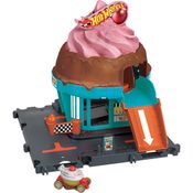 Hot Wheels City Pista Sorveteria Na Cidade - Mattel HTN77