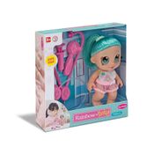 Boneca Rainbow Baby Médica 816 - Babmbola