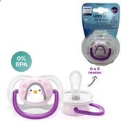 CHUPETA ULTRA AIR UNITARIA MENINA PINGUIM 0-6M PHILIPS AVENT