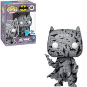 Funko Pop DC Art Series 41 Batman Exclusive c/ Case Acrílico