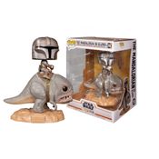 Funko Pop Mandalorian 358 The Mandalorian on Blurrg