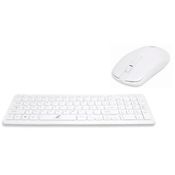 KIT Teclado e Mouse Slim Sem Fio 2.4 GHZ Branco X-Cell XC-CB-04