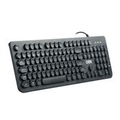 Teclado Com Fio Oex Pop - Teclas Redondas Preto