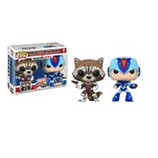 Funko Pop Marvel vs. Capcom Rocket vs Mega Man X