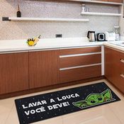 Tapete de Cozinha 1,25x0,40cm - Lavar a Louça Você Deve!