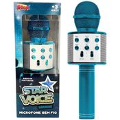 Microfone sem fio Star Voice Azul ZP00995 - Zoop Toys