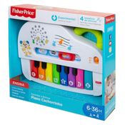 Brinquedo Piano Cachorrinho Com Sons e Luzes - Fisher Price GFX34