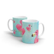 Caneca Personalizada Cerâmica FLAMINGO By Fe Sponchi - Beek