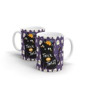 Caneca Personalizada Cerâmica HALLOWEEN GATO PRETO - Beek