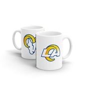 Caneca de Cerâmica Licenciada NFL, Liga de Futebol Americano, modelo Los Angeles Rams