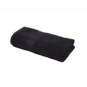 Toalha Rosto Prisma 50x80cm Liso Preto Dohler