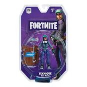 Boneco Fortnite Teknique Solo Mode com Acessórios