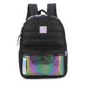 Mochila Holográfica Preta Larissa Manoela Up4you - Luxcel