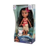 Boneca Moana 36 cm e Pua em Vinil 2600 - Cotiplás