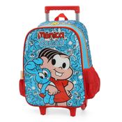 Kit Mochila Infantil Com Lancheira Turma Da Monica Azul - Luxcel