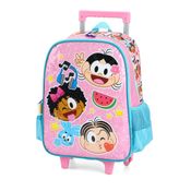 Kit Mochila Infantil Com Lancheira Turma Da Monica Rosa - Luxcel