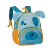 Mochila Infantil Reforçada com Alças Cachorro Azul 17 Litros