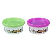 Play Doh Mundo de Texturas Krackle Verde e Rosa - Hasbro