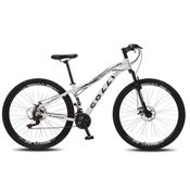 Bicicleta Euphora Aro 29 Alumínio 21v Câmbio Traseiro Shimano Freio Mecânico Branco - Colli Bike