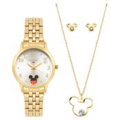 Relógio Condor Feminino Ref:Co2035nhe/ki4k Dourado Mickey + Semijoia