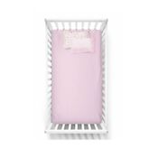 Jogo De Lençol Berço Com 3 Pçs Floral Rosa - Papi