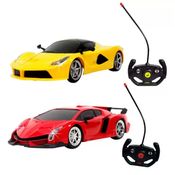 Carro Controle Remoto Batalha Veloz 2Carros 4 Funções DMToys