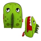 Mochila Escolar Infantil Maternal Unissex Dinossauro Verde