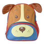 Mochila Infantil Temática Cachorro Marrom c/ Alça Reforçada