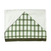 Toalha de Banho Bebê Camping Verde Musgo 87x88 cm - Hug