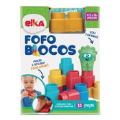 Fofo Blocos Bloco de Montar 15 peças 1010 - Elka