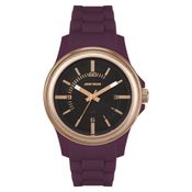 Relógio Mormaii Feminino Ref: Mo2035lu/8n Esportivo Analógico Roxo