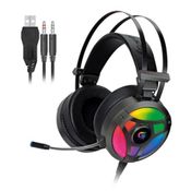 Headset Gamer Rgb H1 Pro Cinza Fortrek