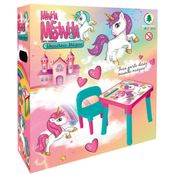 Conjunto de Atividades - Mesinha C/ Cadeira Unicornio - Rosa - Monte Libano
