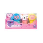 MARCA TEXTO GATINHO MY CAT COM 4 CORES DIFERENTES - FOFY