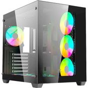 Gabinete Gamer C3tech Aquarius Mt-g910 Sem Fans Preto