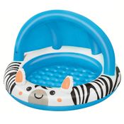 Piscina Inflável 26L Zebra com Cobertura e Proteção UV Bel