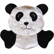 Tapete Pelúcia Panda 95cm x 85cm Decorativo Quarto Infantil Base Emborrachado