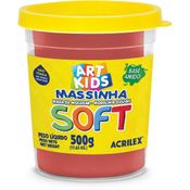 MASSA DE MODELAR SOFT POTE 500G VERMELHO ACRILEX