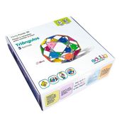 Quebra-cabeça Edulig Puzzle 3D Triângulos - 50 peças e conexões - 3N5UTWLXT - Edulig