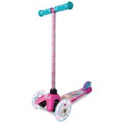 Patinete Infantil com 3 Rodas Iluminadas da Barbie, Rosa