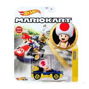 Hot Wheels Mario Kart Carrinho 1:64 - Toad (Mach 8) - Mattel HDB35