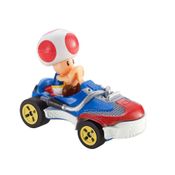 Hot Wheels Mario Kart Carrinho 1:64 - Toad (Sneeker) - Mattel GBG30